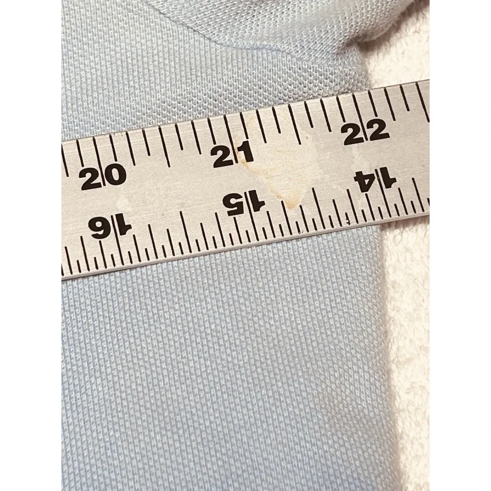 Polo Ralph Lauren Men's Custom Fit Ombre Dip-Dyed Polo Shirt Blue White L